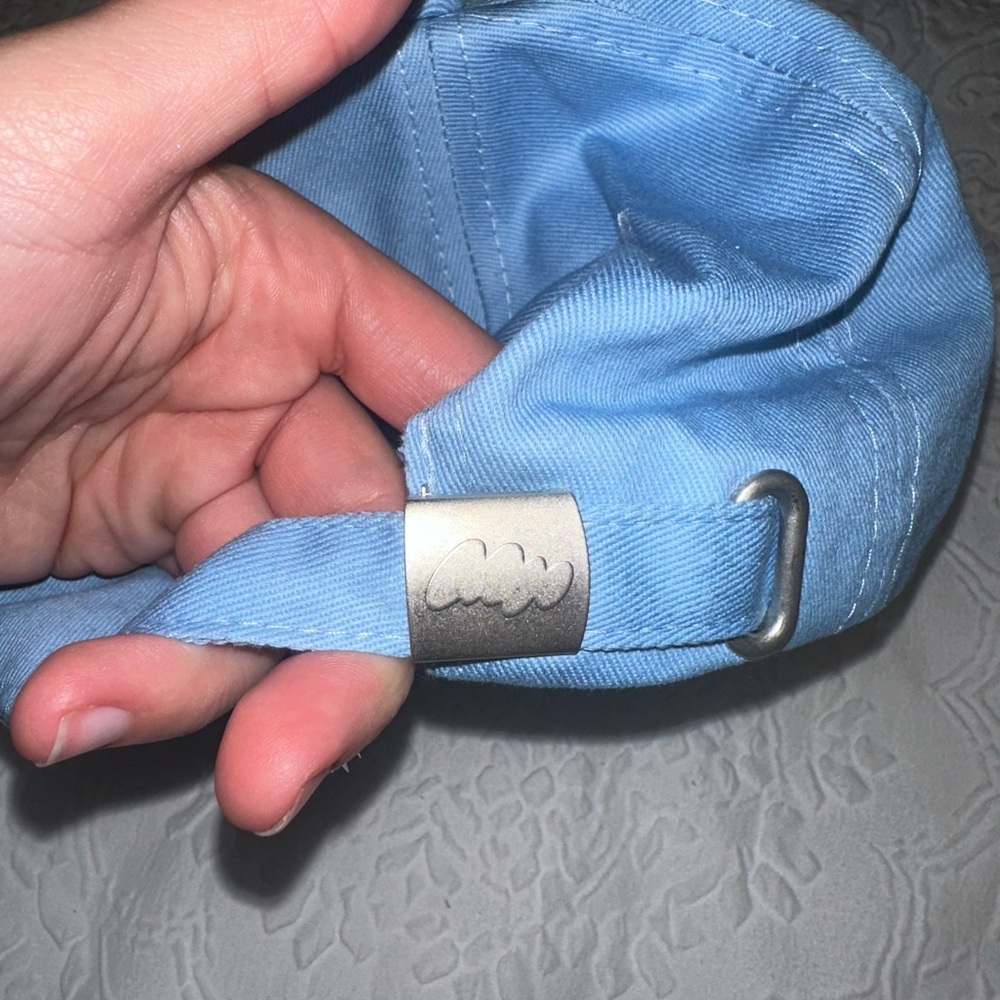 Madhappy Shades Rainbow Embroidered Dads Nouns Hat in Light Blue NWT - Picture 6 of 7